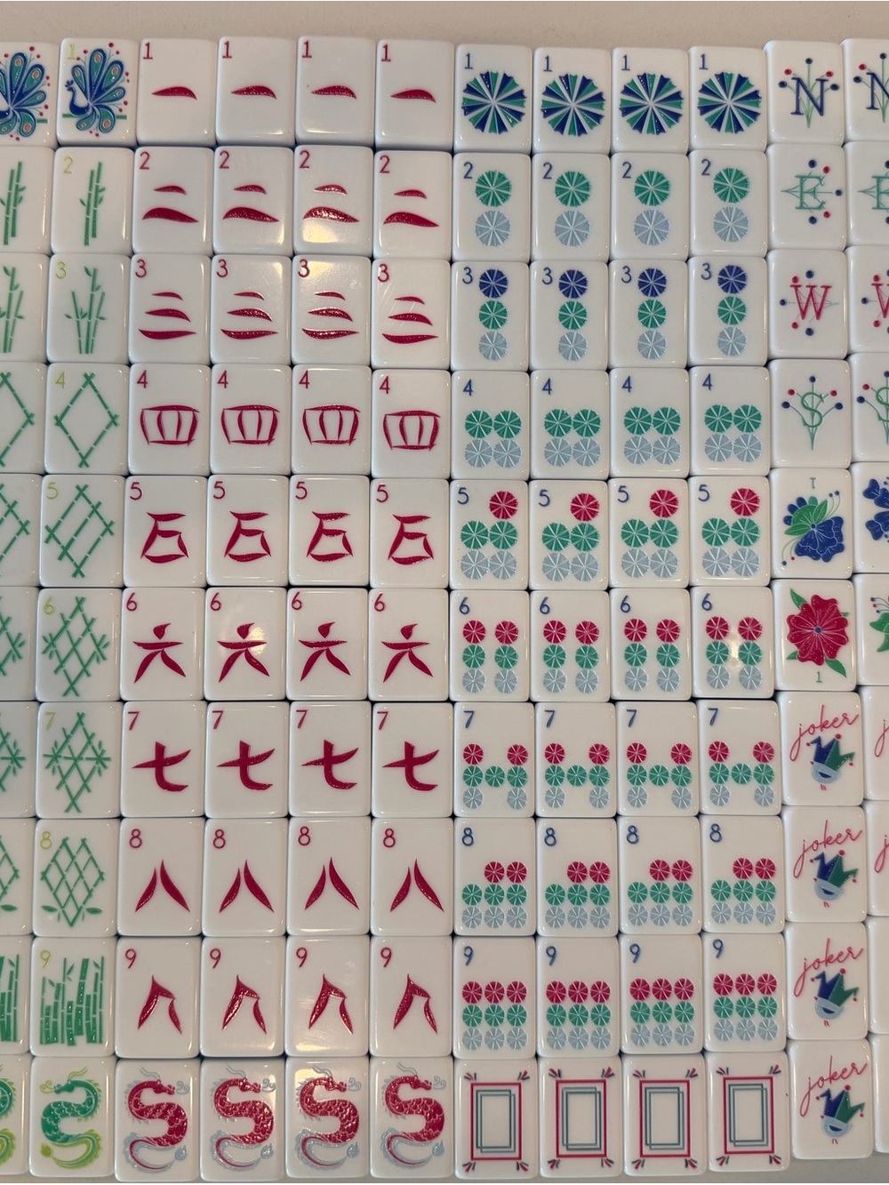 Mahjong Tile Set - No Name Brand/ Slightly Imperfect - Picture 7 of 10